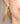 Gold earring with grooved lines | Cool unisex guldørering med riller